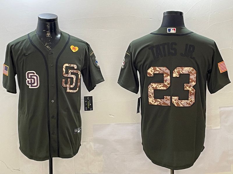 Men San Diego Padres 23 Tatis jr Green Game 2025 Nike MLB Jersey style 8